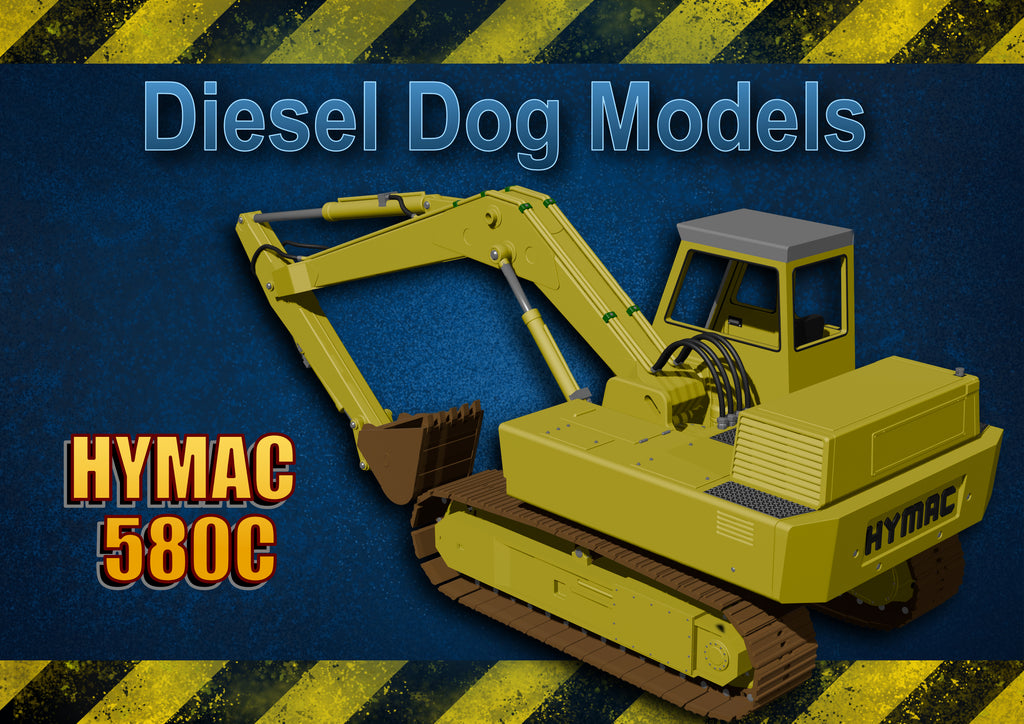Hymac 580c...1-76 scale/ OO Gauge