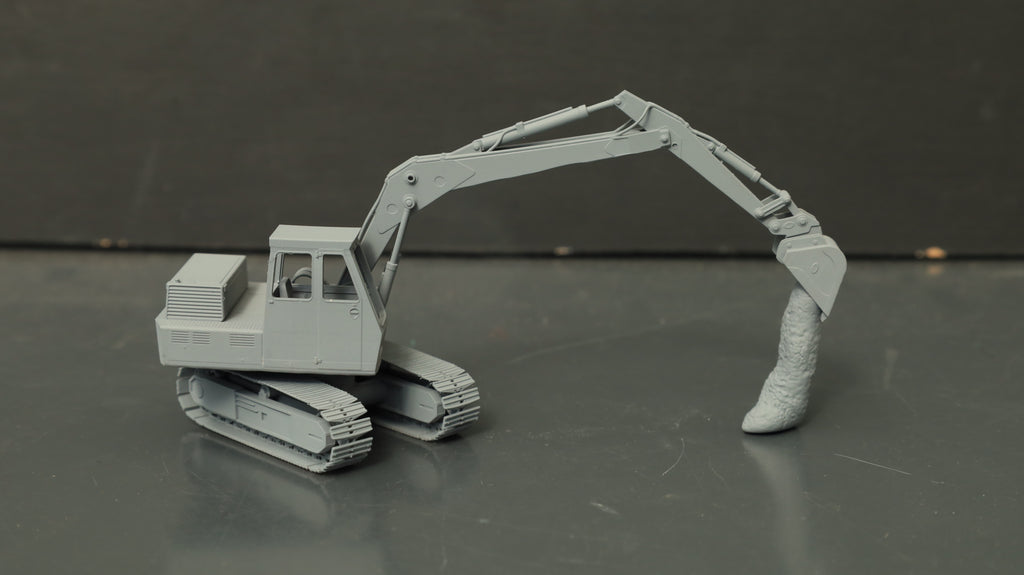 Hymac 580c ... 1-76/ OO Gauge scale