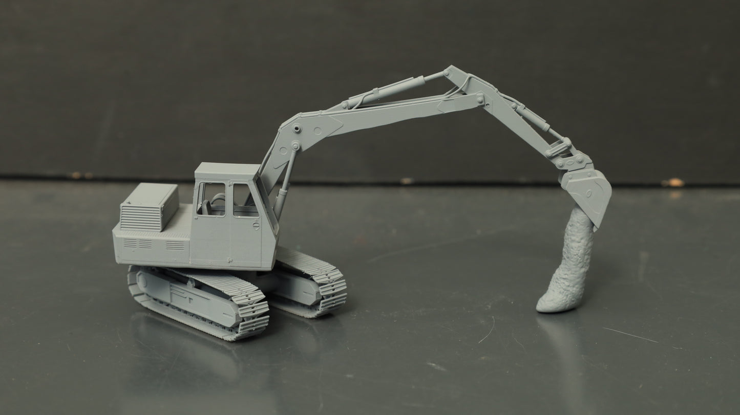 Hymac 580c ... 1-76/ OO Gauge scale