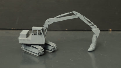 Hymac 580c ... 1-76/ OO Gauge scale