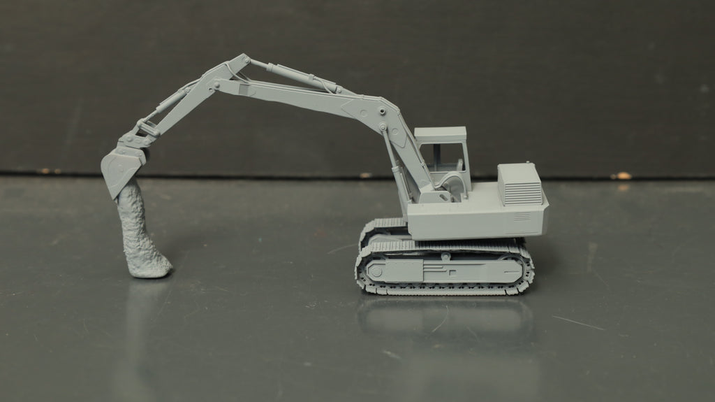 Hymac 580c ... 1-76/ OO Gauge scale