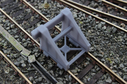 OO Gauge Railway Buffers- 10 Pack