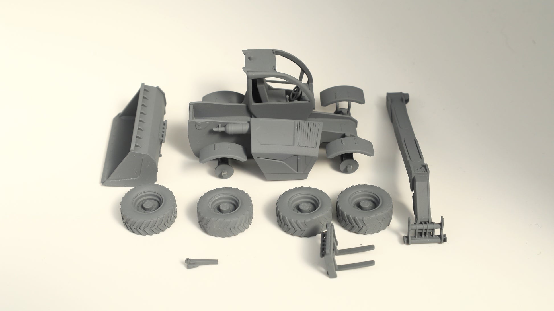 Telehandler Resin Kit....1/50 - O Gauge Scale