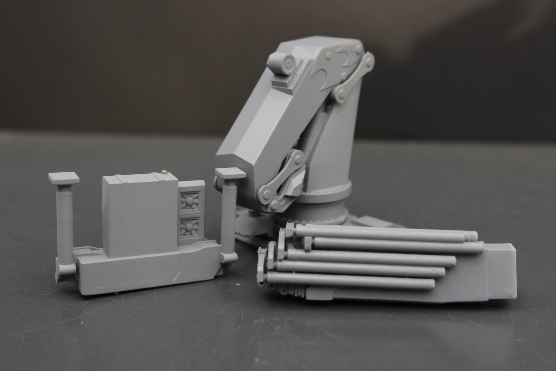 Hiab Palfinger Crane ... 1/50 - O Gauge Scale