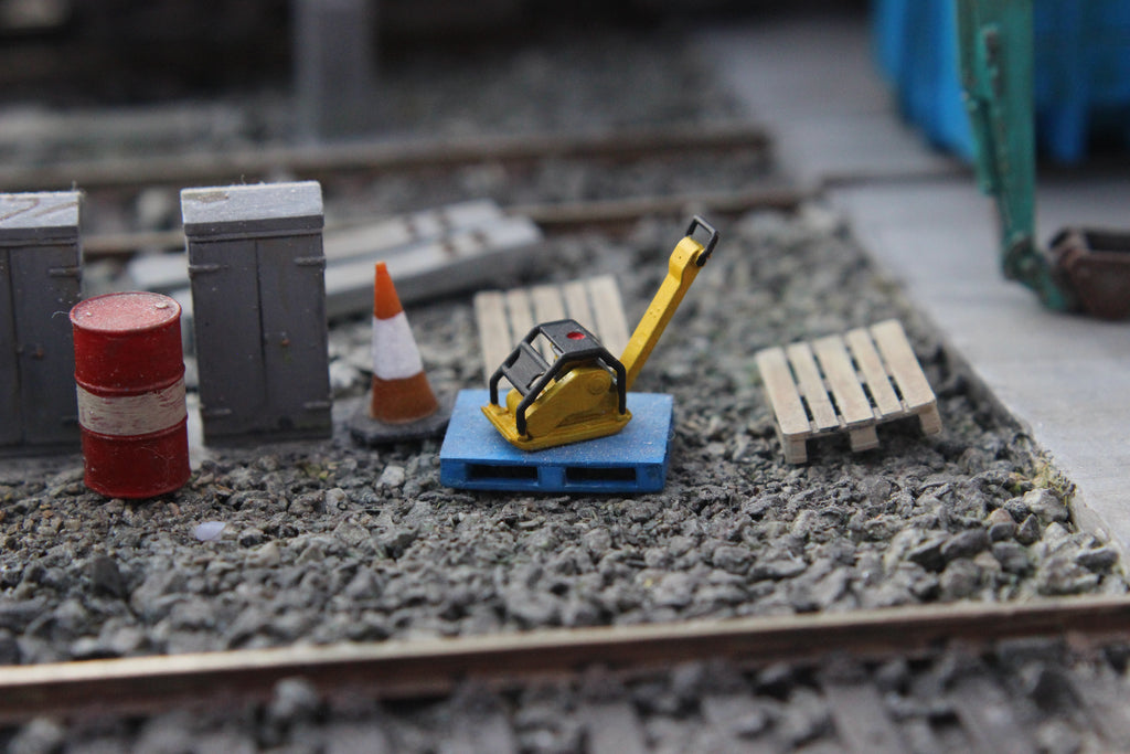 Wacker Plates....1/50 - O Gauge Scale (