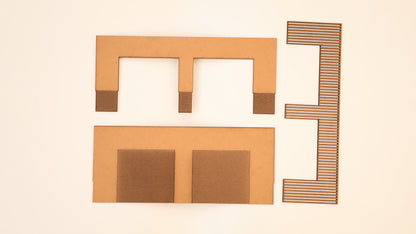 Low Relief Warehouse Kit- 3 Part Kit ... 1/76 - OO Gauge Scale