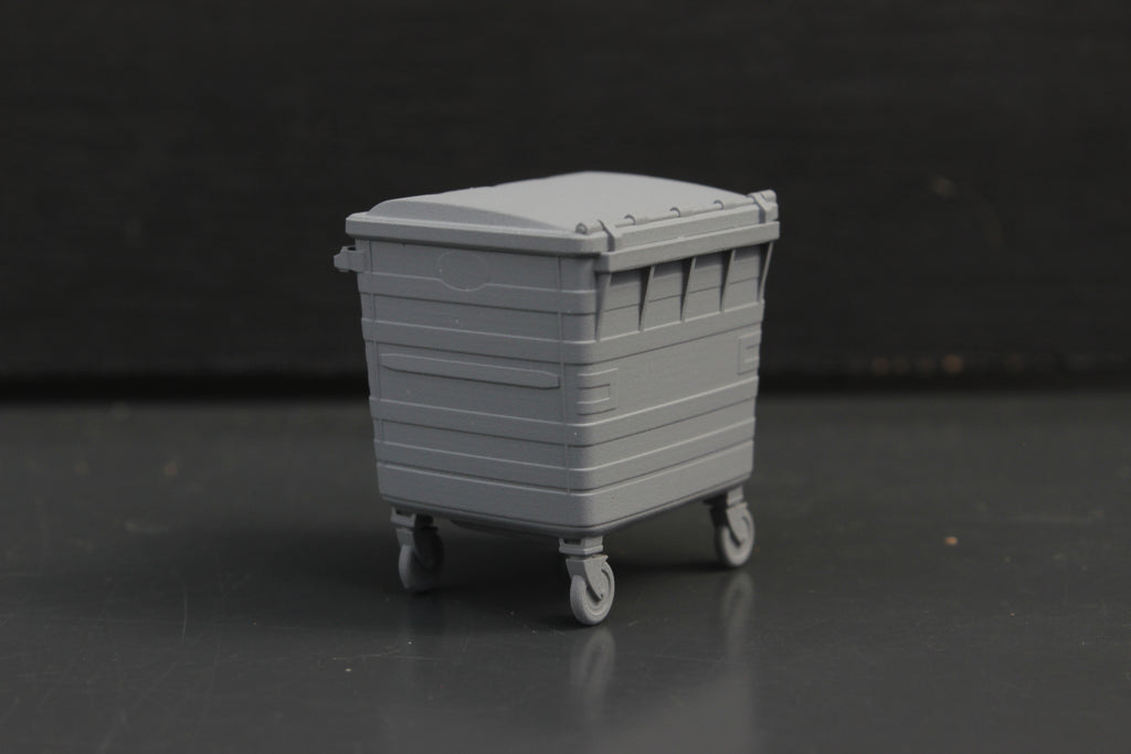 10 Commercial Waste Bins ... 1-76 / OO Gauge Scale