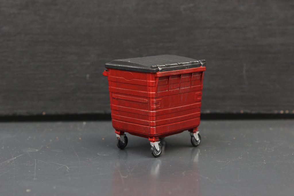 10 Commercial Waste Bins ... 1-76 / OO Gauge Scale