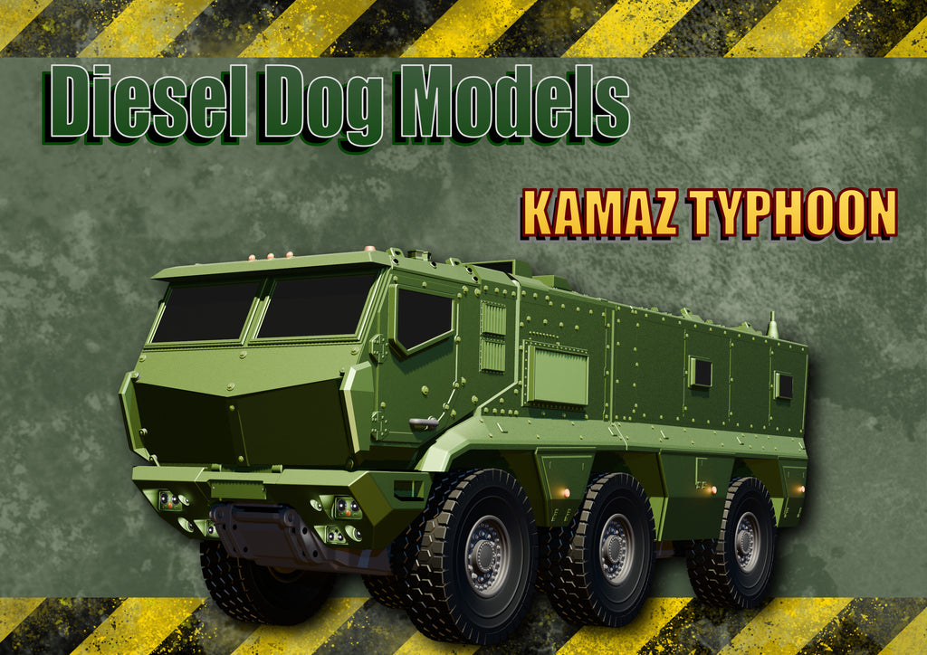 Kamaz Typhoon APC Truck... 1-76 /OO Gauge Scale