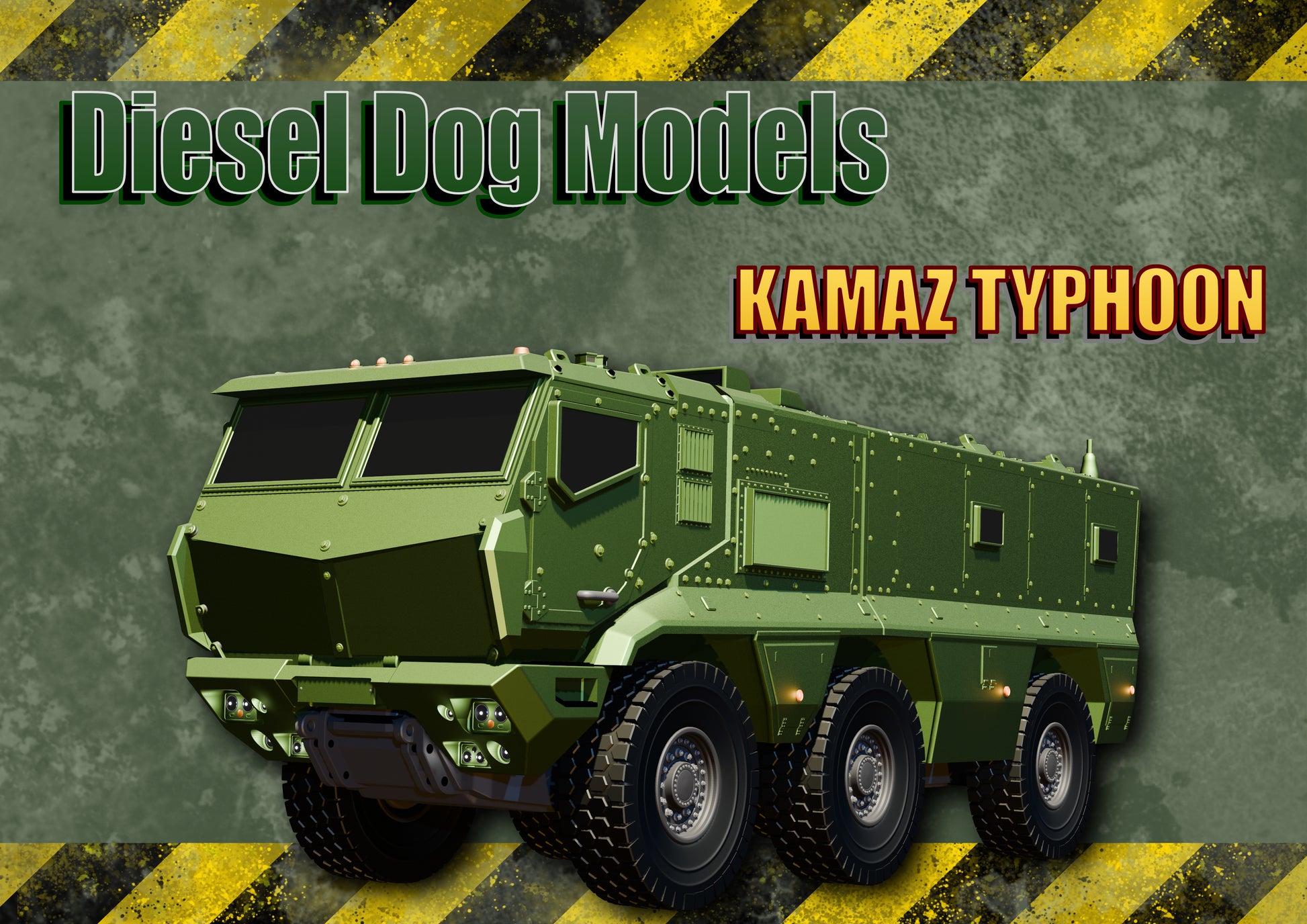 Kamaz Typhoon APC Truck... 1-76 /OO Gauge Scale