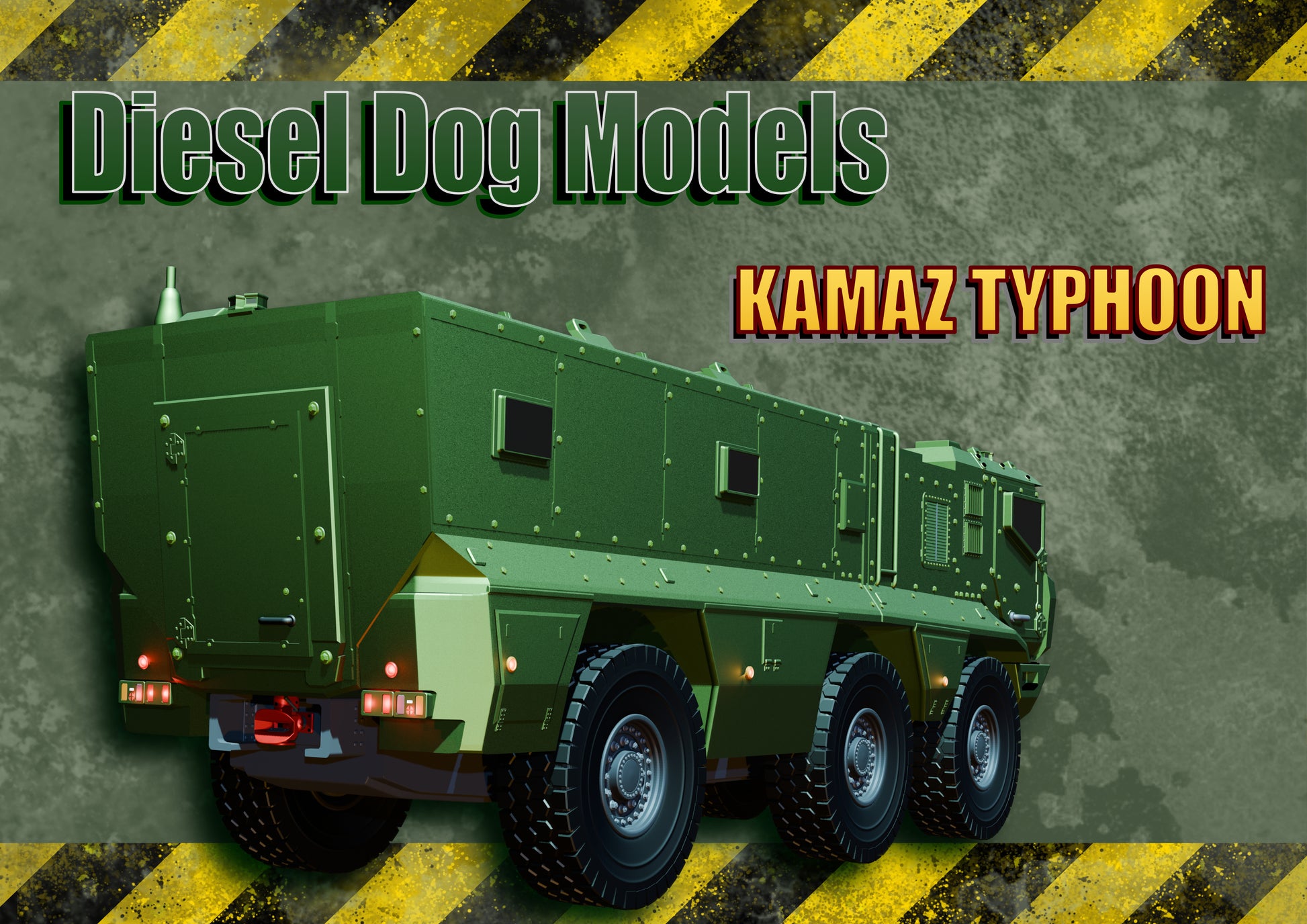 Kamaz Typhoon APC Truck... 1-76 /OO Gauge Scale