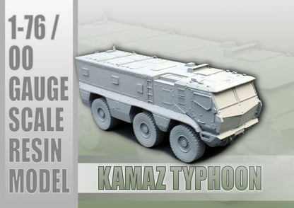 Kamaz Typhoon APC Truck...Requires Sanding & Primer Version- 1-76 /OO Gauge Scale