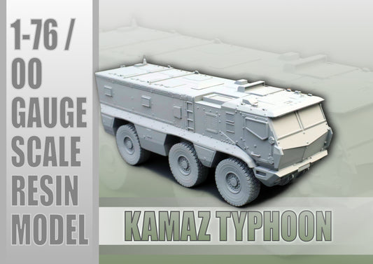 Kamaz Typhoon APC Truck...Requires Sanding & Primer Version- 1-76 /OO Gauge Scale