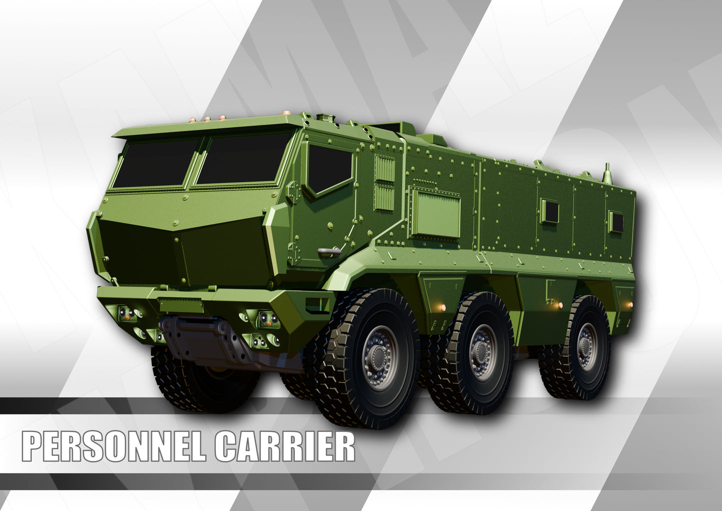 Kamaz Typhoon APC Truck...Requires Sanding & Primer Version- 1-76 /OO Gauge Scale
