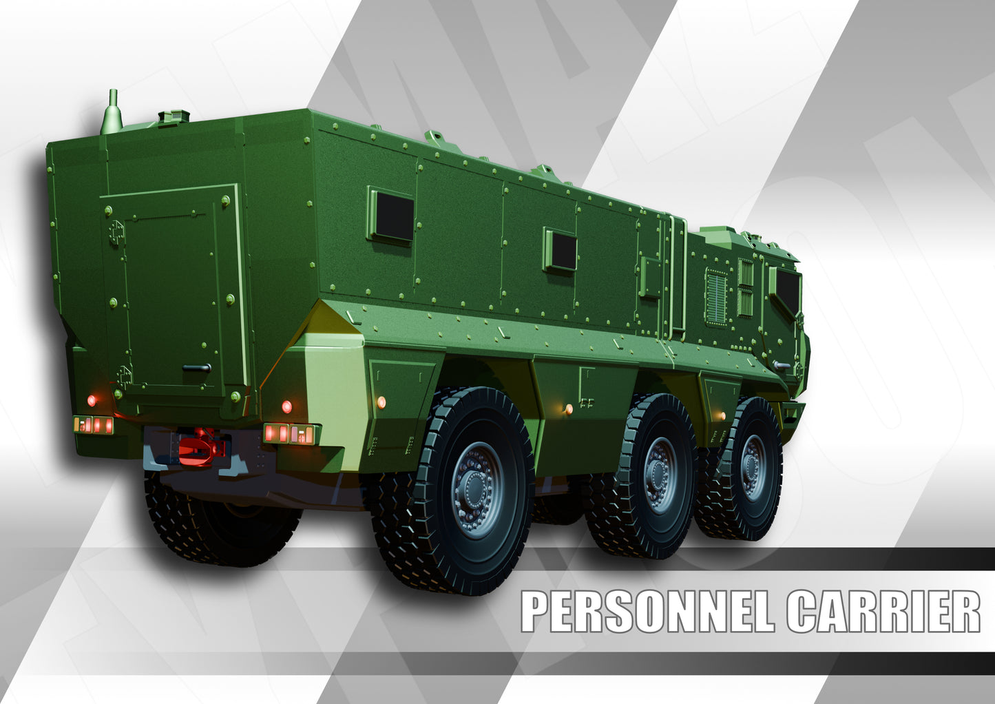 Kamaz Typhoon APC Truck...Requires Sanding & Primer Version- 1-76 /OO Gauge Scale
