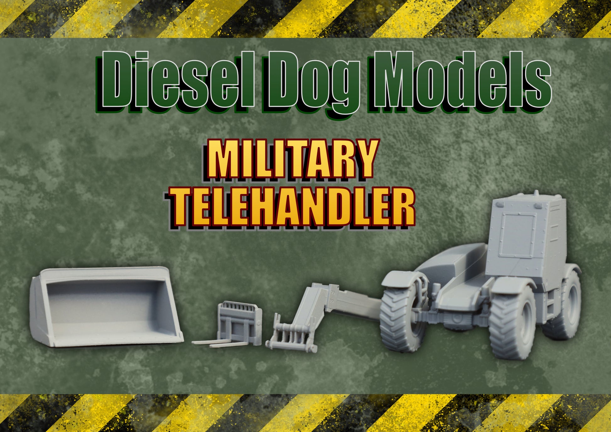 Military Telehandler .... 1/76 - OO Gauge Scale