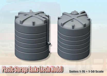 Plastic Storage Tank (Resin Model)- 1-50 Scale