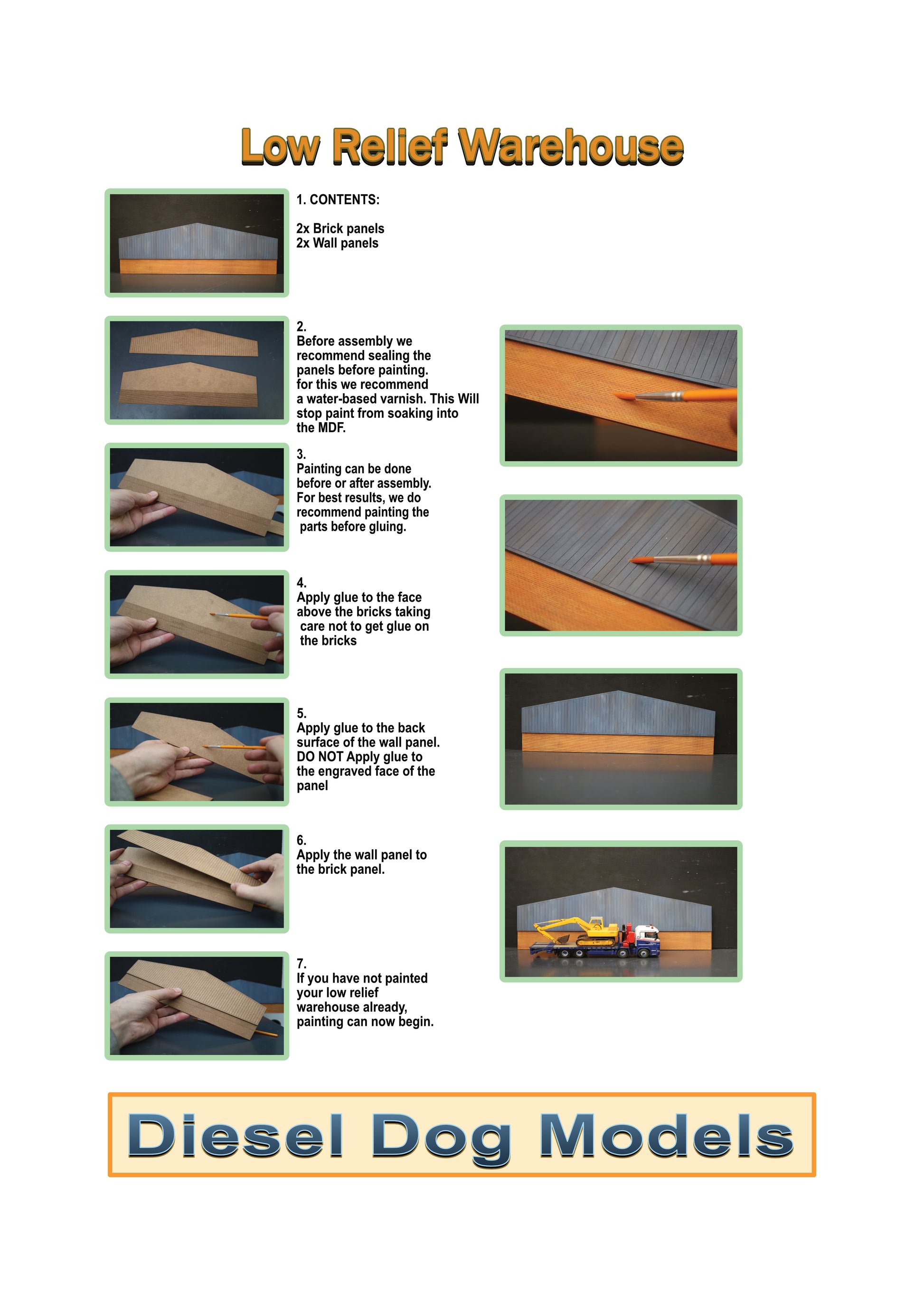 Low Relief Warehouse Kit ... 1/76 - OO Gauge Scale