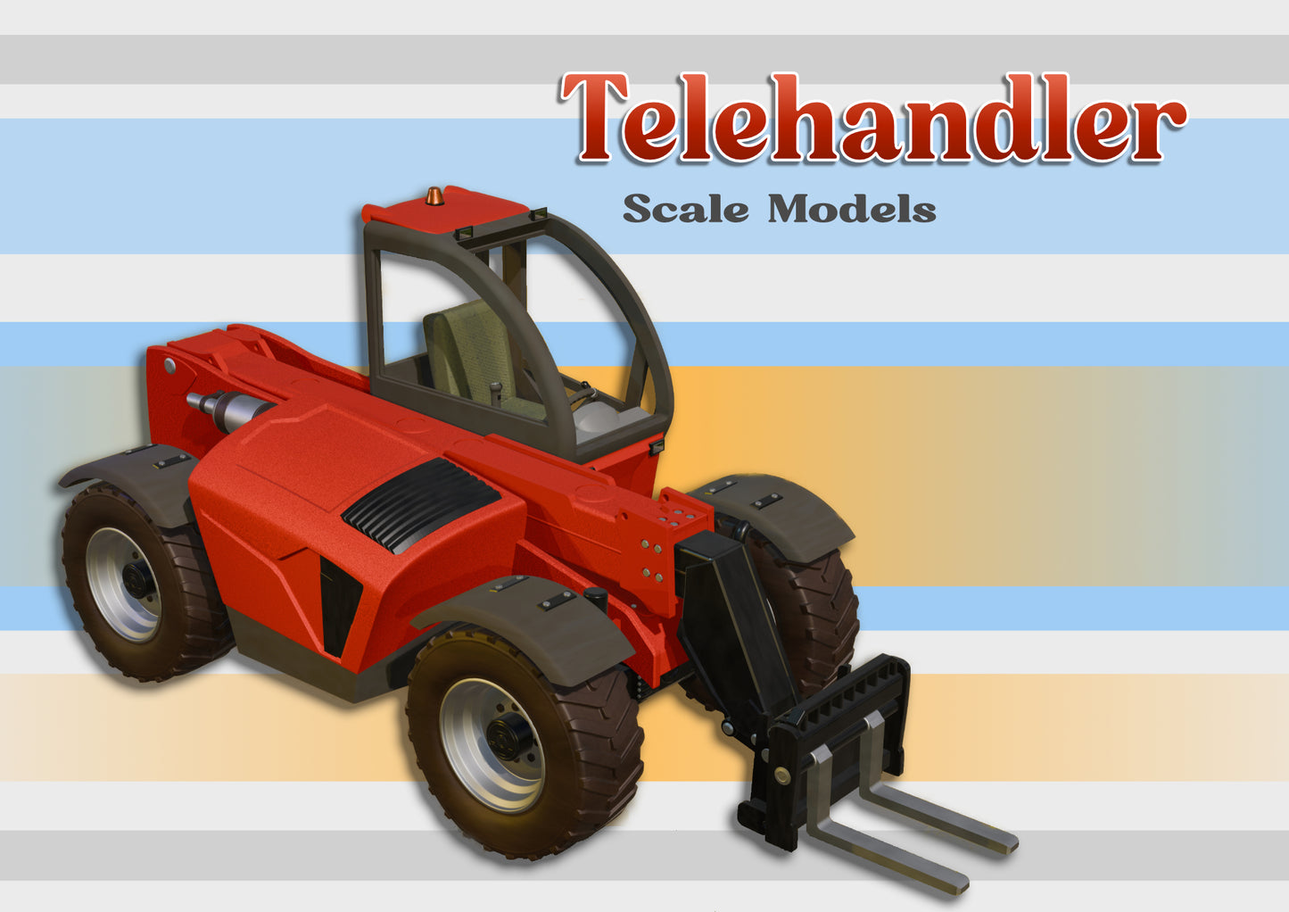 Telehandler Resin Kit....1/50 Scale