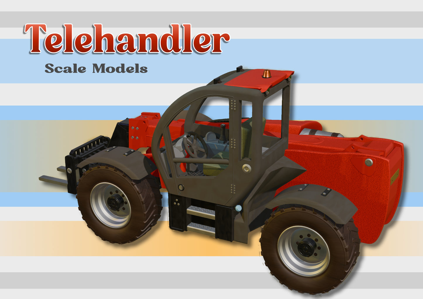 Telehandler Resin Kit....1/50 Scale