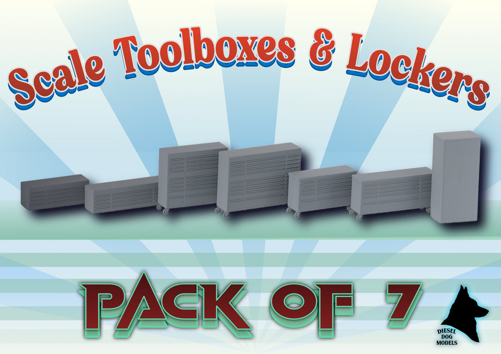 Scale Toolboxes....1-50 / O Gauge + 1-76 / OO Gauge Scale