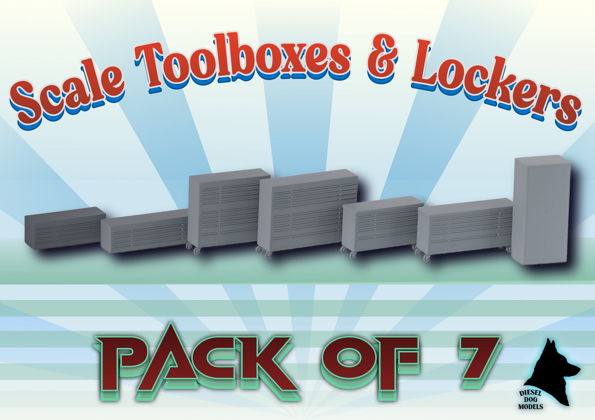 Scale Toolboxes....1-50 / O Gauge + 1-76 / OO Gauge Scale