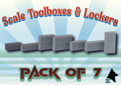 Scale Toolboxes....1-50 + 1-76 / OO Gauge Scale