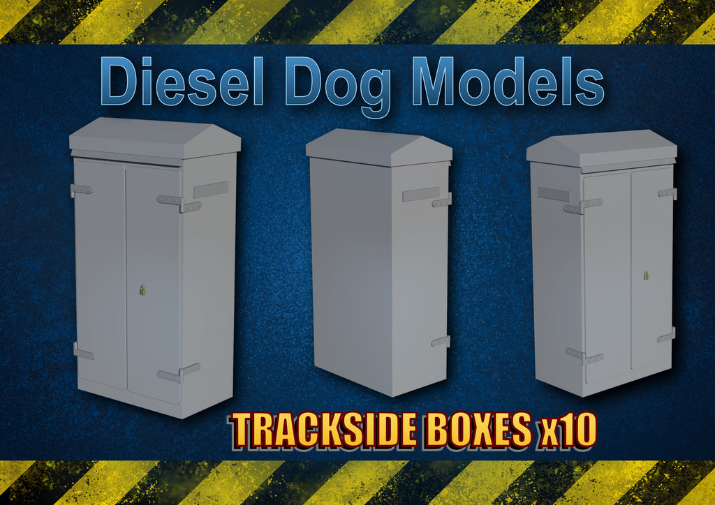 Trackside boxes 10 Pack ... 1-76 / OO Gauge