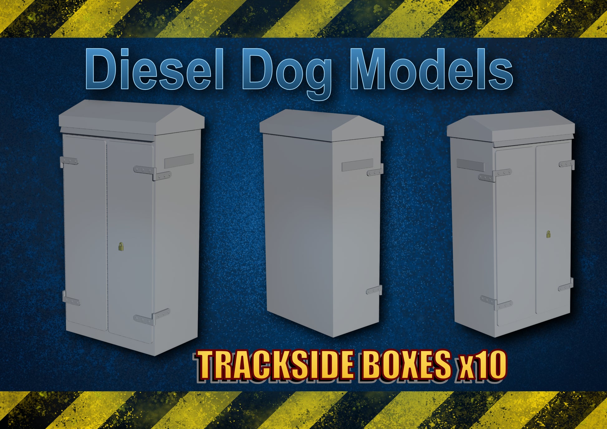 Trackside boxes 10 Pack ... 1-76 / OO Gauge
